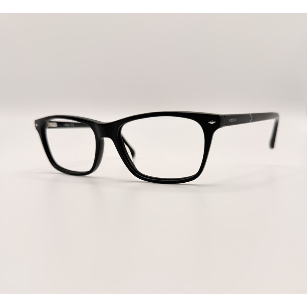 Fossil FOS6086 807 Black Men's Rectangular Eyeglasses Frames Only 55•17•145